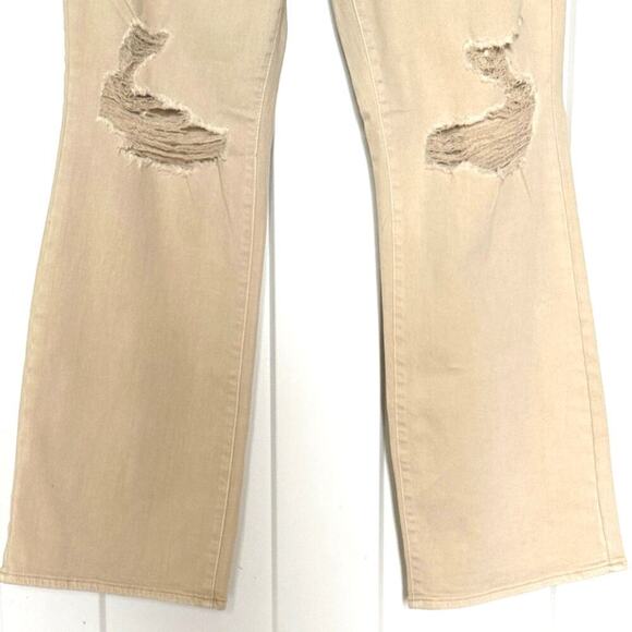 NEW Judy Blue High Waist Garment Dyed Destroyed 90s Straight Bone Stretch Sz 18W - Picture 7 of 16